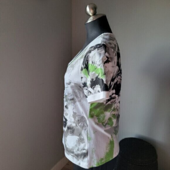 VEX Cotton floral Bling T Shirt Sz M - Picture 11 of 13